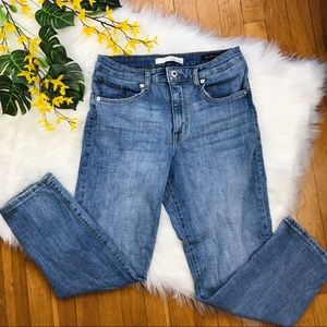 Ella Moss High Waist Straight Jeans